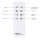 Lampe de plafonnier LED Naturel L:50,4 cm 2700-5000 K dimmable