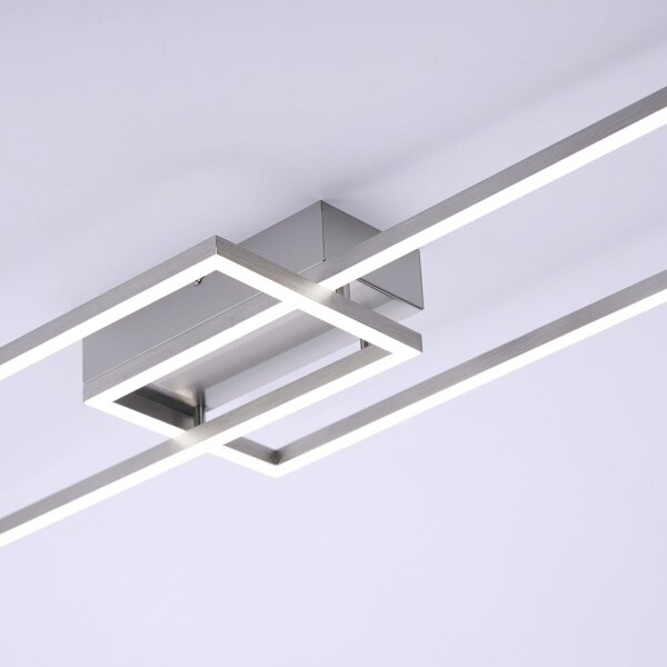 Dimmbare LED Deckenlampe in Stahl L:110 cm 2700-5000 K
