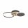 Lampe de plafonnier LED noir nature blanc chaud 26 W ajustable