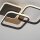 LED Deckenlampe Metall L:46 cm 36 W Schwarz Natur