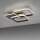 LED Deckenlampe Metall L:46 cm 36 W Schwarz Natur