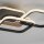 LED Deckenlampe Metall L:46 cm 36 W Schwarz Natur