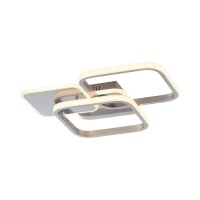 LED Deckenlampe Metall in Stahl 3000 K 4700 lm stilvoll