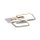 LED Deckenlampe Metall in Stahl 3000 K 4700 lm stilvoll