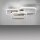 LED Deckenlampe Metall in Stahl 3000 K 4700 lm stilvoll