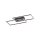 Plafonnier LED noir métal L:60,5 cm 2700-5000 K