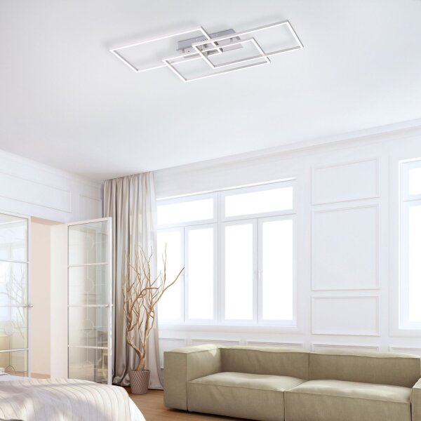 LED Deckenleuchte in Stahl L:82 cm 2700-5000 K dimmbar