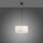 Suspension ronde papier bois E27 Ø44,5 cm confortable
