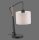 Blendarme Tischlampe Papier Holz E27 48 cm Leselicht