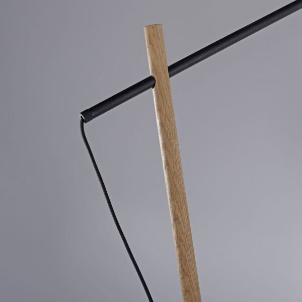 Blendarme Lampadaire papier bois E27 189 cm liseuse