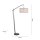 Blendarme Lampadaire papier bois E27 189 cm liseuse
