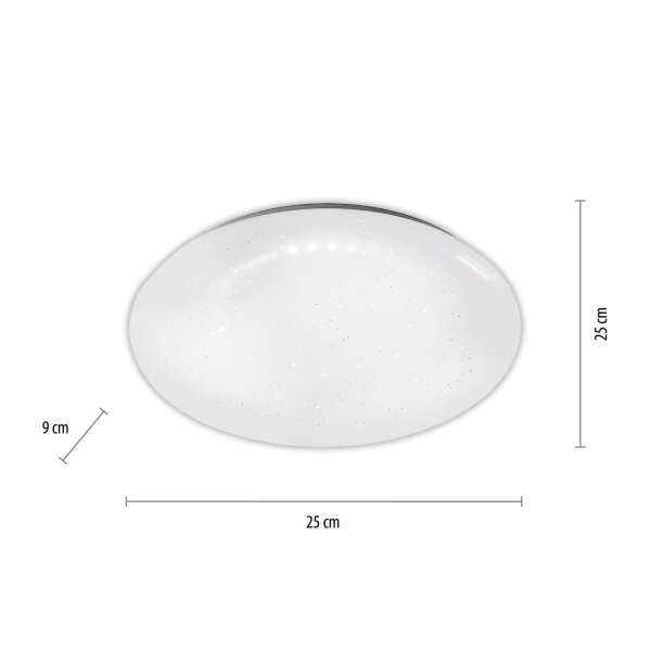 LED Deckenleuchte Nachthimmel warmweiß 3000 K 960 lm