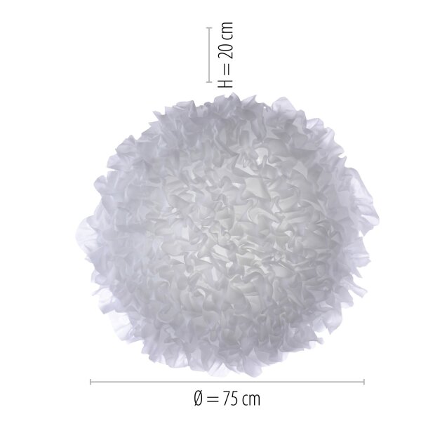 Plafonnier LED Tissu Blanc rond Ø75 cm 2700-5000 K