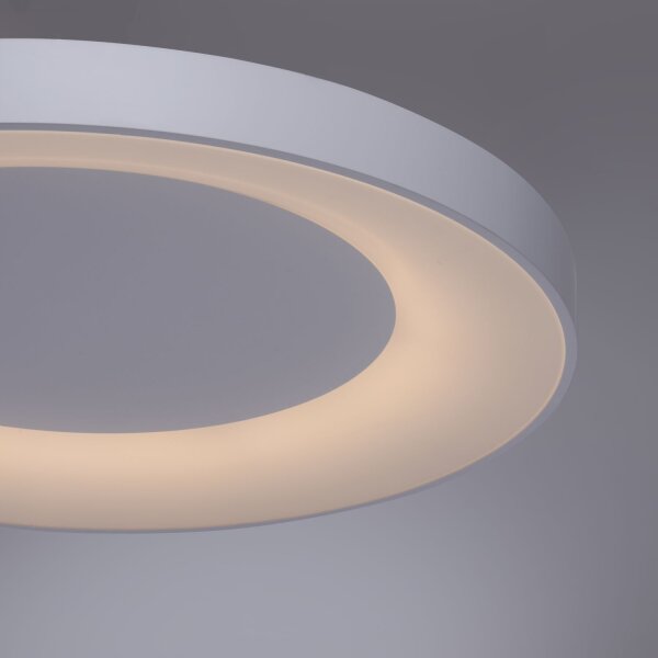 LED Deckenlampe mit Fernbedienung dimmbar Weiß Ø70 cm