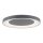 LED Deckenlampe mit Fernbedienung dimmbar Grau Ø70 cm