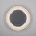 LED Deckenlampe mit Fernbedienung dimmbar Grau Ø70 cm