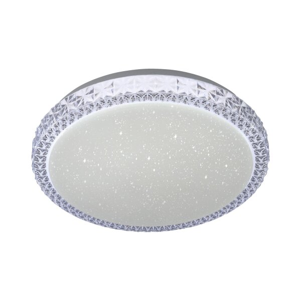 LED Deckenleuchte Sternenhimmel Glas rund Ø30 cm 9 W