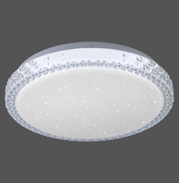 LED Deckenleuchte Sternenhimmel Glas rund Ø30 cm 9 W