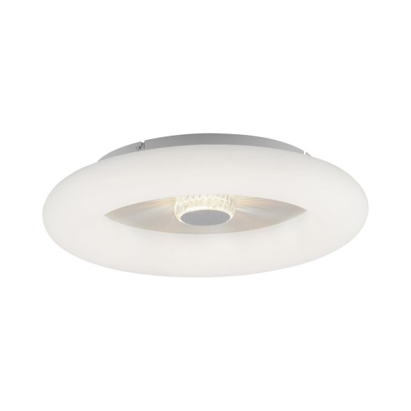 Lampe de plafonnier LED blanche avec variateur Télécommande Ø50 cm
