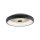 Plafonnier LED à intensité variable effet cristal 29 W noir
