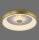 Dimmbare LED Deckenleuchte Kristalleffekt 29 W Messing