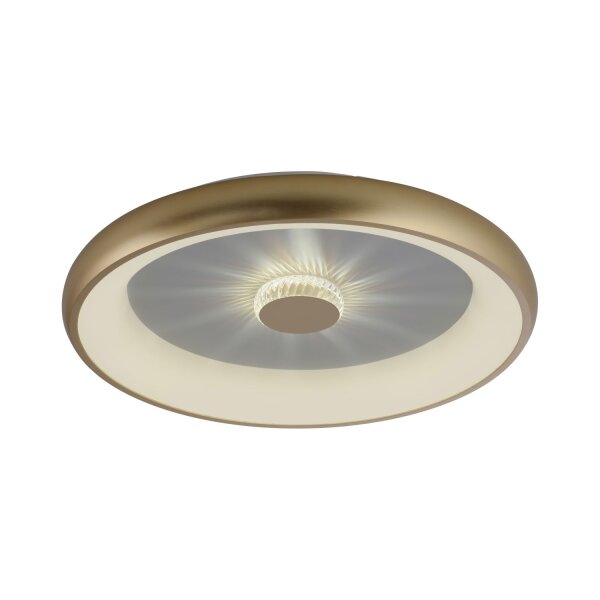 Plafonnier LED à intensité variable 2700-5000 K Ø61,5 cm laiton