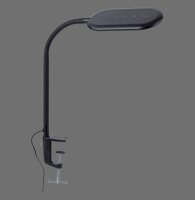 Lampe LED flexible à pince noire 3000-6000 K dimmable