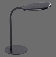 Lampe de table LED flexible noire 3000-6000 K 7 W...