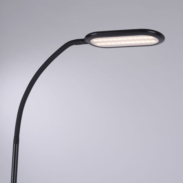 Flexible LED Stehlampe Schwarz 175 cm 3000-6000 K 7 W