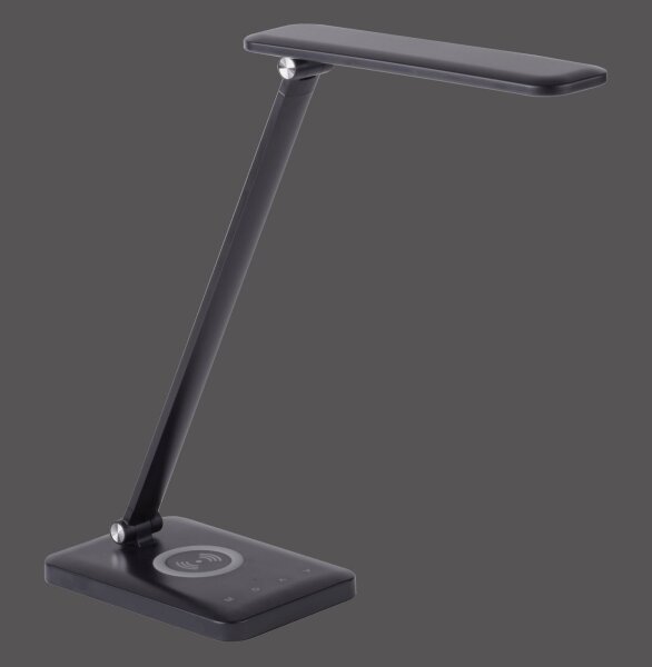 Lampe de bureau LED noire tactile 680 lm réglable