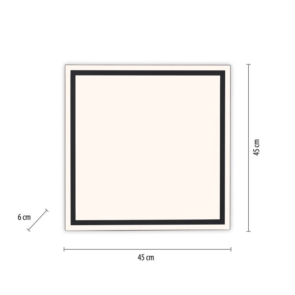 LED Deckenlampe Fernbedienung 2700-5000 K 45 cm dimmbar