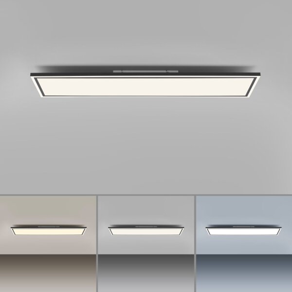 Lampe de plafonnier LED Télécommande 5900 lm 120 cm dimmable