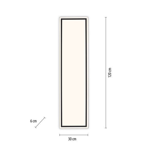 Lampe de plafonnier LED Télécommande 5900 lm 120 cm dimmable