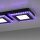 Lampe de plafonnier LED à intensité variable RBG Changement de couleur Télécommande