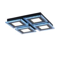 Plafonnier LED à intensité variable RBG...