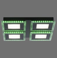 Plafonnier LED à intensité variable RBG...
