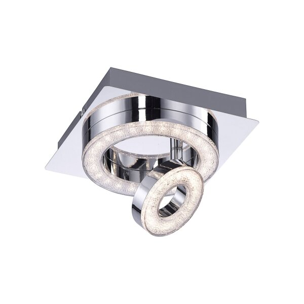 Spot de plafond LED métal orientable 3000 K 600 lm chrome