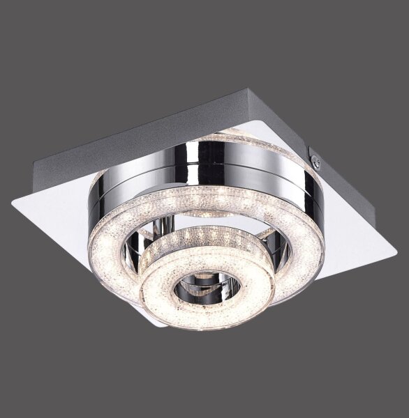 Spot de plafond LED métal orientable 3000 K 600 lm chrome
