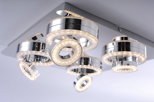Spot de plafond LED flexible métal L:40 cm 3000 K 270 lm