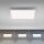 Dimmbare LED Deckenleuchte Fernbedienung Weiß blendarm