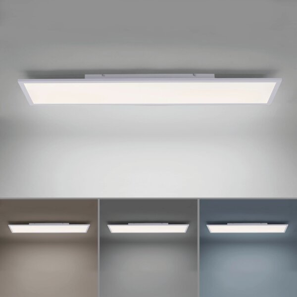 LED Deckenleuchte dimmbar Fernbedienung 119 cm 4000 lm