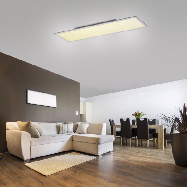LED Deckenleuchte dimmbar Fernbedienung 119 cm 4000 lm