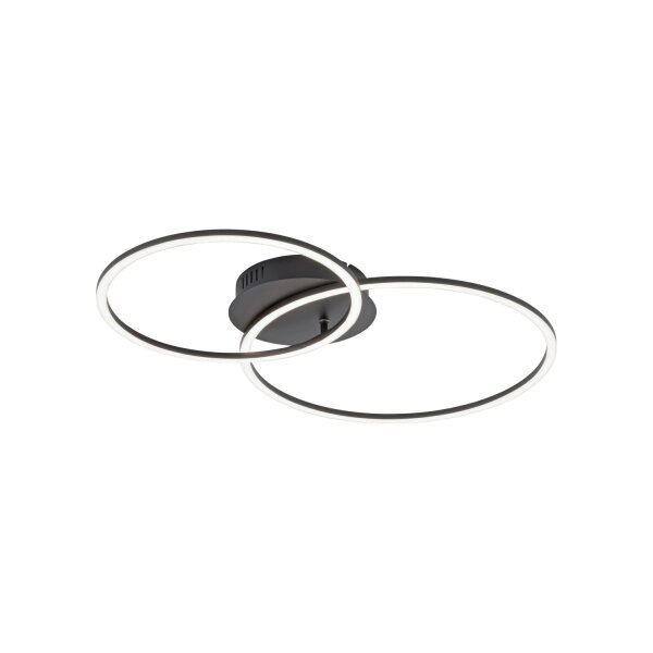 LED Deckenleuchte Metall Schwarz 26 W 3000 K flexibel