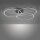 Plafonnier LED métal noir 12 W 1500 lm mobile