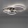 LED Deckenlampe Schwarz Aluminium Metall L:85 cm 35 W