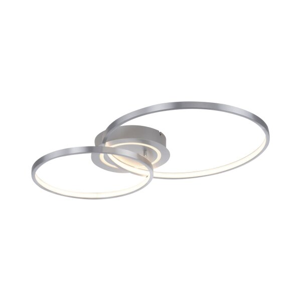 Plafonnier LED stylé en aluminium 3000 K anneaux