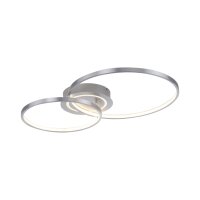 Plafonnier LED stylé en aluminium 3000 K anneaux