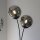 Lampe de table confortable en verre fumé 60 cm E14 à faible éblouissement