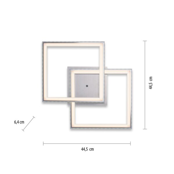 LED Deckenleuchte Rainbow RGB dimmbar 3450 lm B:44,5 cm