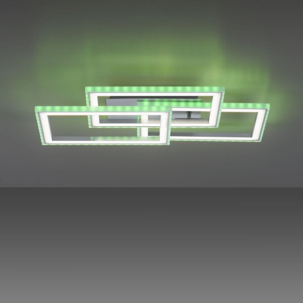 LED Deckenlampe Rainbow RGB dimmbar 5100 lm L:56 cm